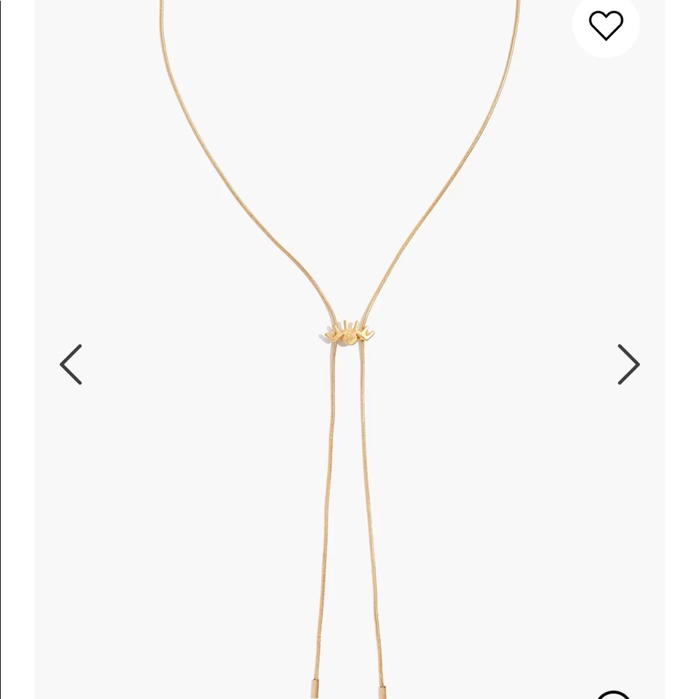 ISO Madewell Looker Eye Bolo Necklace